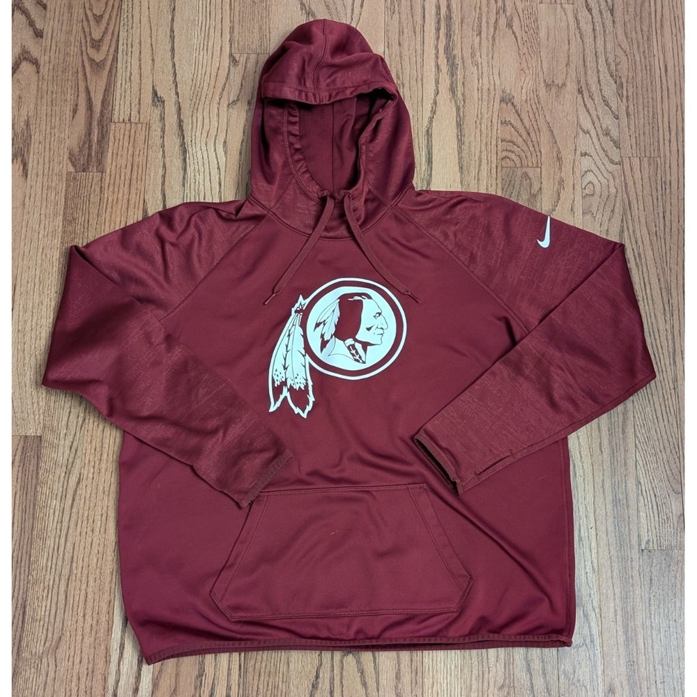 Washington Redskins Nike Dri-Fit NFL Hoodie Sweatshirt Pullover Women's XL